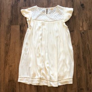 White Lace Top Dress